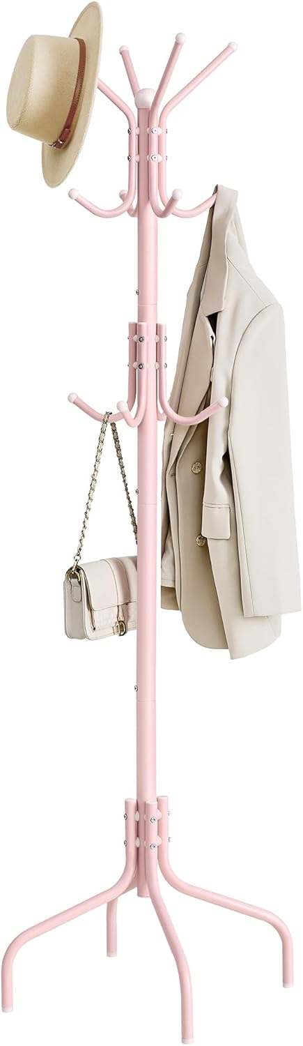 🧥 Multi-Functional Freestanding Clothes Rack – Stylish Entryway & Bedroom Organizer 🌿
