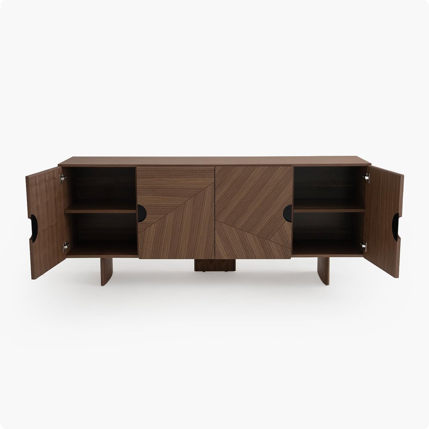Mid-Century Modern Kitchen Sideboard 🪑✨ Stylish Storage Cabinet for Living Room & Dining Room 🏡🛋️