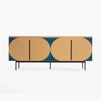 🪑 Mid-Century Modern Sideboard Cabinet – Stylish Kitchen & Living Storage Solution ✨🗄️