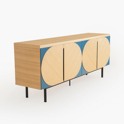 🪑 Mid-Century Modern Sideboard Cabinet – Stylish Kitchen & Living Storage Solution ✨🗄️