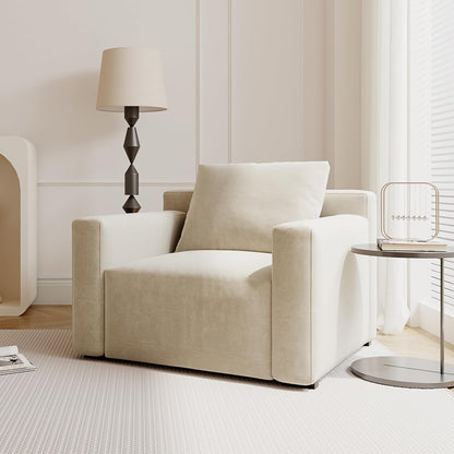 🪑 Mid-Century Suedette Armchair – Cozy & Stylish Lounge Chair ✨🛋️