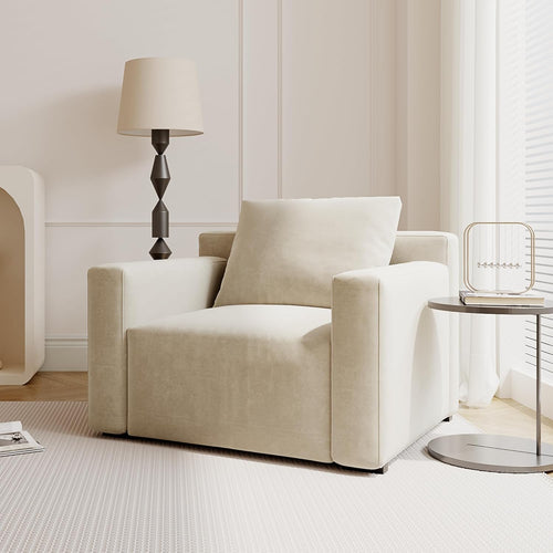 🪑 Mid-Century Suedette Armchair – Cozy & Stylish Lounge Chair ✨🛋️