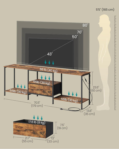 🎬 Modern Entertainment TV Stand | Spacious Storage & Stylish Design for Living Room 🎶