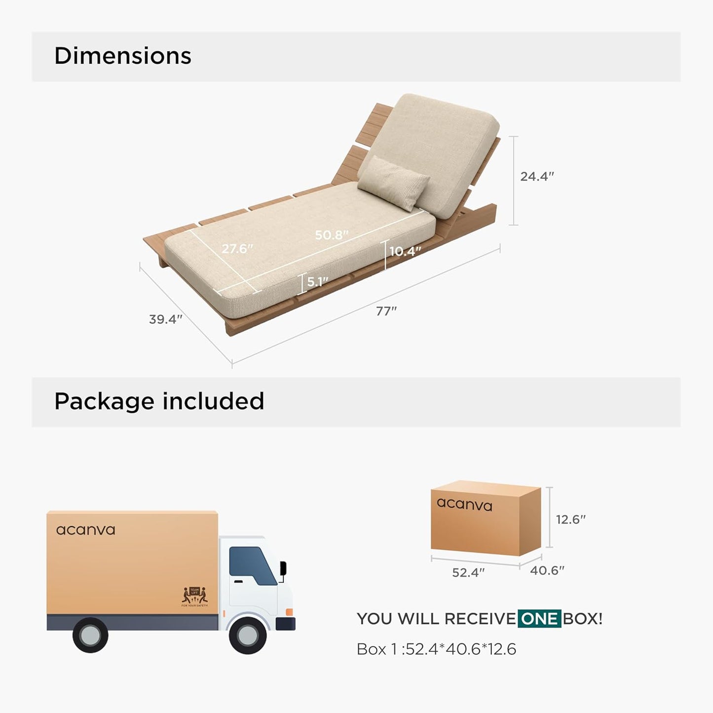 🌞 Adjustable Outdoor Reclining Chair – 5-Position Aluminum Lounger for Ultimate Relaxation 🏖️🛋️