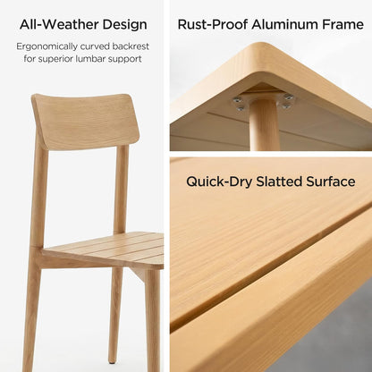 ☀️ Outdoor Aluminum Patio Set – All-Weather Backyard Furniture for Relaxing & Entertaining 🪑🍹