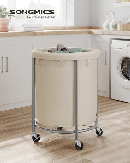 Mobile Laundry Hamper 🧺✨ | Removable Double Basket with Casters for Easy Sorting & Cleaning