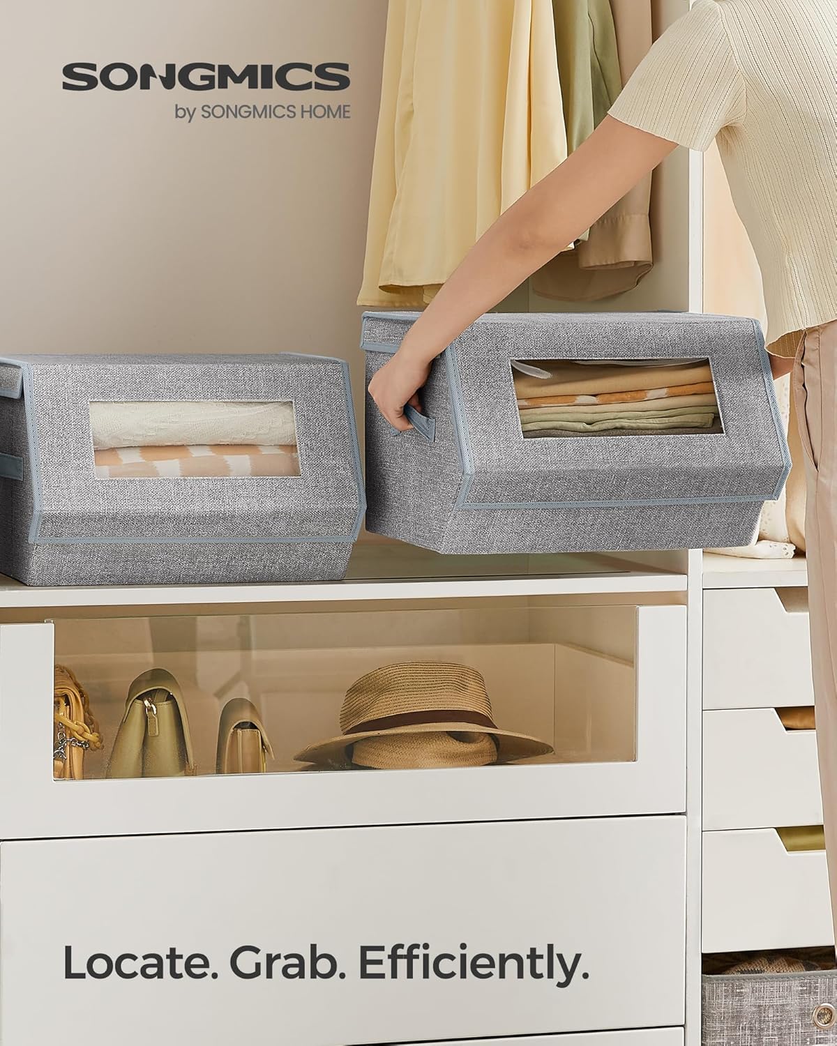 ✨ Stackable Non-Woven Storage Boxes – Space-Saving & Multi-Purpose Organizers 🧺🪄