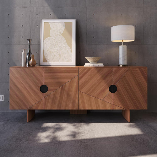 Mid-Century Modern Kitchen Sideboard 🪑✨ Stylish Storage Cabinet for Living Room & Dining Room 🏡🛋️