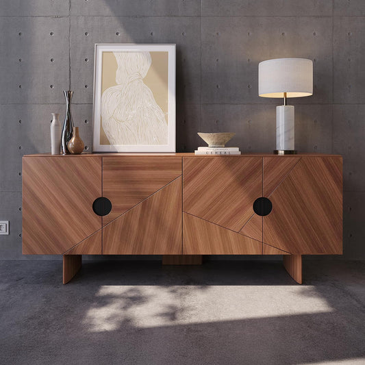 Mid-Century Modern Kitchen Sideboard 🪑✨ Stylish Storage Cabinet for Living Room & Dining Room 🏡🛋️