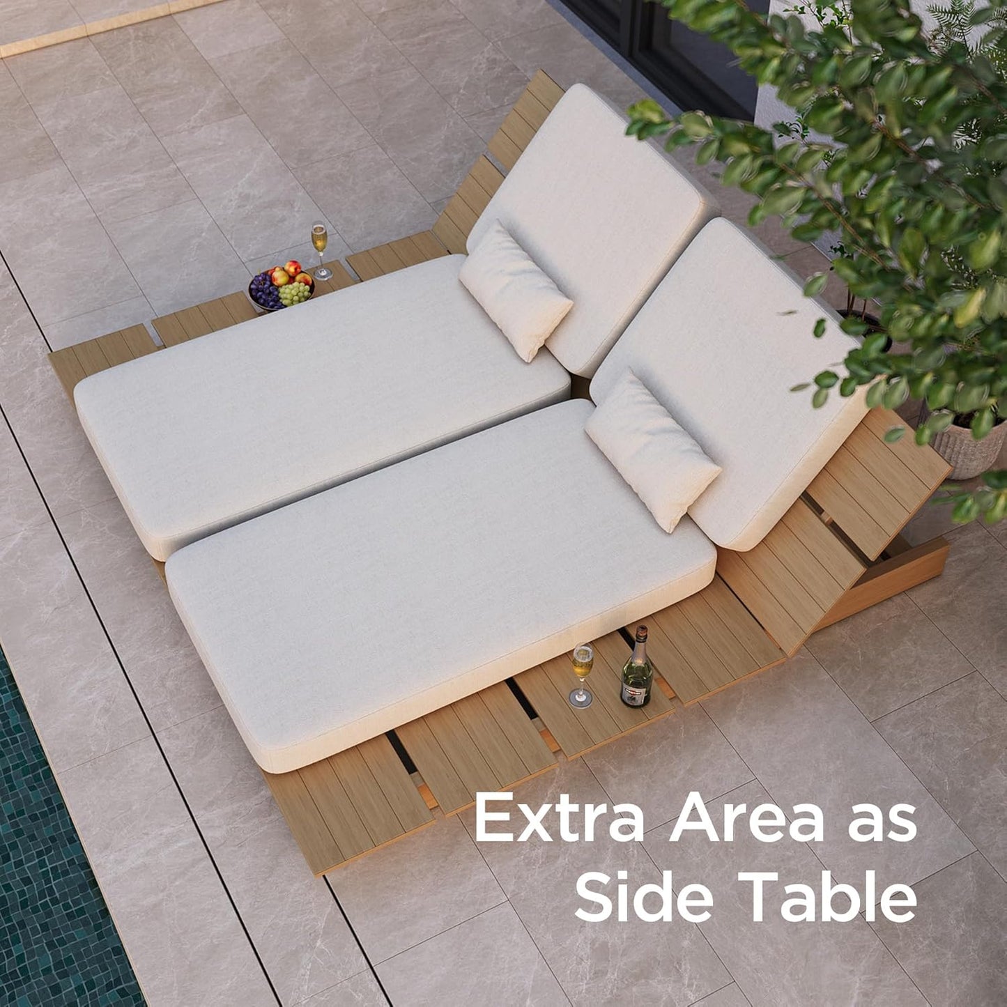 🌞 Adjustable Outdoor Reclining Chair – 5-Position Aluminum Lounger for Ultimate Relaxation 🏖️🛋️