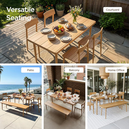 ☀️ Outdoor Aluminum Patio Set – All-Weather Backyard Furniture for Relaxing & Entertaining 🪑🍹